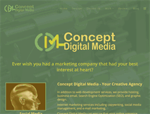 Tablet Screenshot of conceptdigitalmedia.com